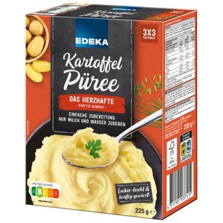 Edeka Herzstücke Kartoffelpüree kräftig gewürzt (225g Packung)