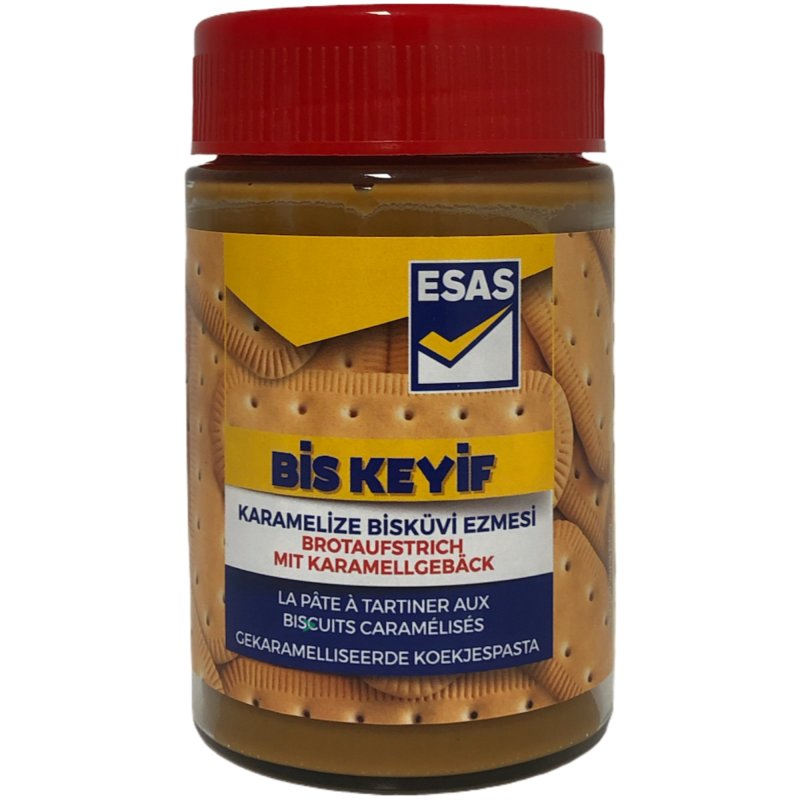 ESAS Brotaufstrich mit Karamellgebäck (350g Glas) ESAS Brotaufstrich mit Karamellgebäck (350g Glas)
