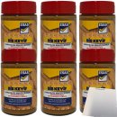 ESAS Brotaufstrich mit Karamellgebäck 6er Pack (6x350g Glas) + usy Block