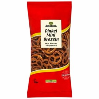 Alnatura Dinkel-Minibrezeln (75g Packung)