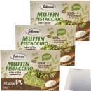 Falcone Pistazien Muffin extra Soft 3er Pack (3x200g Packung) + usy Block