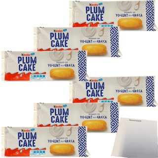 Ferrero Kinder Plumcake mit griechischem Joghurt 6er Pack (6x192g Packung) + usy Block