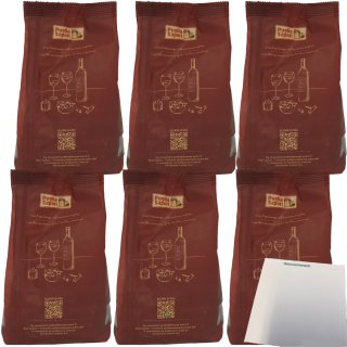 Puglia Sapori Taralli Gebäck Snack mit schwarze Oliven 6er Pack (6x200g Packung) + usy Block