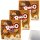 Pavesi Ringo Caramel Twist Kekse mit Salzkaramellcreme 3er Pack (3x170g Packung) + usy Block