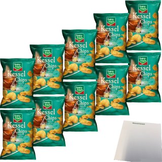 Funny-Frisch Salt & Vinegar Kesselchips VPE (10x120g Packung) + usy Block