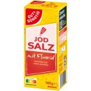 Gut&Günstig Jodsalz mit Fluorid besonders rein 12er Pack (12x500g Packung) + usy Block