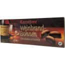 Caractere Weinbrandbohnen Zartbitterschokolade gefüllt mit Weinbrandt 3er Pack (3x200g Packung) + usy Block