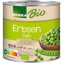 Edeka Bio Erbsen fein 3er Pack (3x400g Dose ATG 280g) +...