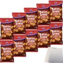 XOX Bacon Snack leckere Weizensnacks mit Schinkengeschmack VPE (10x100g Packung) + usy Block