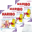 Haribo Joghurties 3er Pack (3x160g Beutel) + usy Block