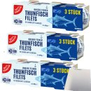 Gut&Günstig Thunfischfilets in eigenem Saft 3er Pack (9x80g Dose) + usy Block