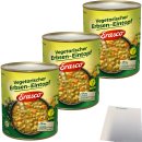 Erasco vegetarischer Erbsen-Eintopf 3er Pack (3x800g Dose) + usy Block
