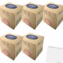 alouette Taschentücherbox mit Wohlfühlduft 5x56 Stück (5er Pack) + usy Block