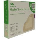 Mölnlycke Mepilex Border Flex Lite selbsthaftender Schaumverband Wundpflaster 7,5x7,5 cm 3er Pack (3x5 Stück Packung) + usy Block