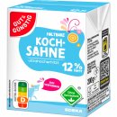 Gut&Günstig haltbare Kochsahne 12% Fett 3er Pack (3x200g Packung) + usy Block
