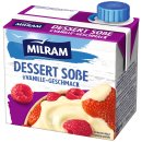 Milram Dessert Sauce Vanille mit Vanille-Geschmack 3er Pack (3x500ml Packung) + usy Block
