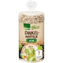 Edeka Bio Dinkelwaffeln natur 3er Pack (3x120g Packung) + usy Block