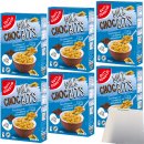 Gut&Günstig Milk Choc Bits Getreidekissen mit schokoladiger Cremefüllung 6er Pack (6x500g Packung) + usy Block