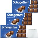 Schogetten Edel-Alpenvollmilch Schokolade 3er Pack...