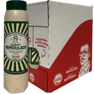 Popp Delikatess Remoulade 80% Rapsöl VPE (6x650ml)