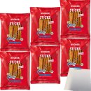 Huober Sticks Bio Salzstangen 6er Pack (6x175g Packung) + usy Block