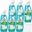 Frosch WC Reiniger Meeresmineralien 6er Pack (6x750ml Flasche) + usy Block