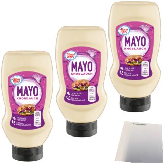Miracel Whip Mayo Knoblauch 3er Pack (3x220ml Tube) + usy Block