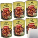 Erasco Chili con Carne 6er Pack (6x800g Dose) + usy Block
