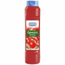 Hamker Gewürz Ketchup 3er Pack (3x875ml Flasche) + usy Block
