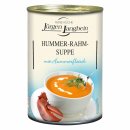 Jürgen Langbein Hummer Rahm Suppe mit Hummerfleisch 3er Pack (3x400ml Dose) + usy Block