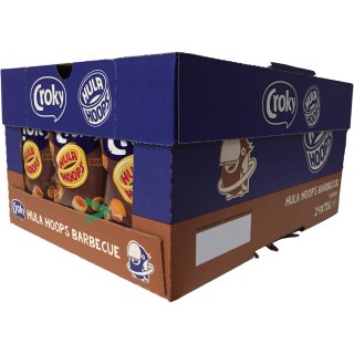 Croky Hula Hoops Barbecue Chips rings with barbecue taste 541435979435