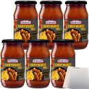 Homann Currywurst Sauce Mild fruchtig-süß und nicht zu scharf 6er Pack (6x400ml Glas) + usy Block