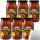 Homann Currywurst Sauce Mild fruchtig-süß und nicht zu scharf 6er Pack (6x400ml Glas) + usy Block