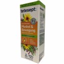 Tetesept Gesundheitsbad Muskel & Bewegung 6er Pack (6x125ml Flasche) + usy Block