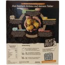 Echt vom Feld Bratkartoffeln mit Zwiebeln 3er Pack (3x400g Packung) + usy Block