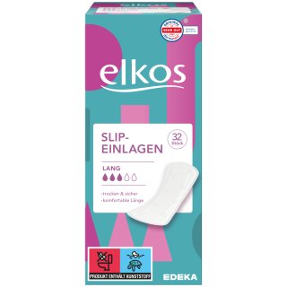 Elkos Slipeinlagen Lang (32 Stück)