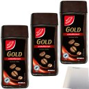Gut&Günstig Gold löslicher Hochland Kaffee entkoffeiniert 100% Arabica 3er Pack (3x100g Packung) + usy Block