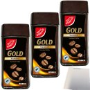Gut&Günstig Gold löslicher Bohnenkaffee klassisch 3er Pack (3x100g Packung) + usy Block