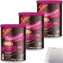 Gut&Günstig Cappuccino Classico Instant 3er Pack (3x200g Packung) + usy Block