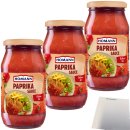 Homann Paprika Sauce Balkan Art 3er Pack (3x400ml Glas) +...