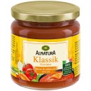 Alnatura Bio Tomatesauce Klassik ohne Knoblauch 3er Pack (3x350 ml Glas) + usy Block