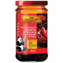 Lee Kum Kee Chili Öl Chiu Chow 6er Pack (6x165ml Glas) + usy Block