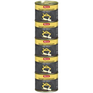 Menzi Spargel Cremesuppe mit Sahne (5x200ml Dose)