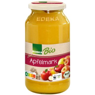 Edeka Bio Apfelmark aus 100% Äpfeln kaltgerieben (700g Glas)