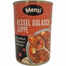 Menzi Kessel Gulaschsuppe mit Rindfleisch (400ml Dose)