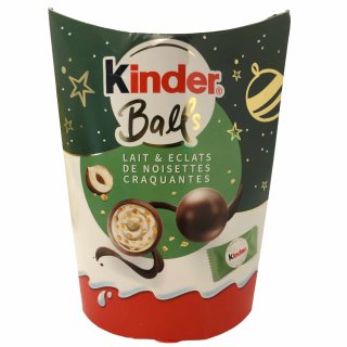 kinder Balls Haselnusskeks mit Milch (169g Packung)