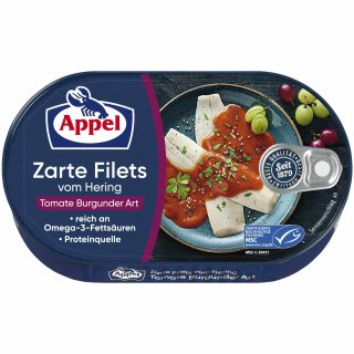 Appel Zarte Filets vom Hering Tomate Burgunder Art (200g Dose)