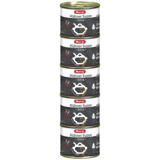 Menzi Hühner Suppe Extra Konzentriert 1:7 (5x200ml Dose)