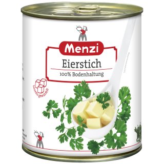 Menzi Eierstich Gewürfelt (800g Dose)