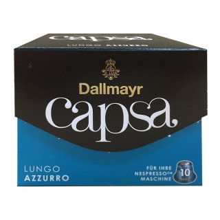 Dallmayr capsa Kaffeekapseln Lungo Azzurro 10St, MHD 11.23 Restposten Sonderpreis